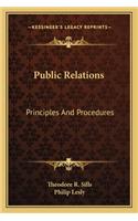 Public Relations: Principles and Procedures