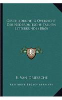 Geschiedkundig Overzicht Der Nederduitsche Tael-En Letterkunde (1860)