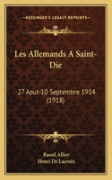 Les Allemands A Saint-Die