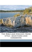 The Bible and English Prose Style