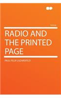 Radio and the Printed Page