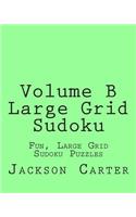 Volume B Large Grid Sudoku: Fun, Large Grid Sudoku Puzzles
