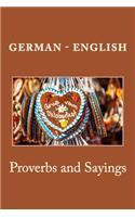 German - English Proverbs and Sayings