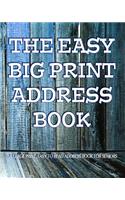 The Easy Big Print Address Book