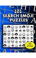 101 Search Emoji Puzzles: Just Like Word Search, But with Emojis Puzzles