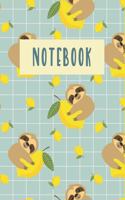 Sloth & Lime Notebook for Sloth lovers: A cute sloth and lime lined journal notebook for jotting down ideas Great gift idea for sloth lovers