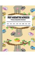 Print Handwriting Workbook Primary Composition Notebook