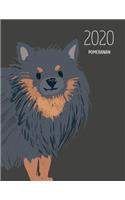 2020 Pomeranian: Dated Weekly Planner With To Do Notes & Dog Quotes - Pomeranian Black And Tan(74 Awesome Calendar Planners for Dog Owners Dark)