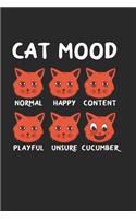 Humor Cat moods Notebook: Notebook / 6x9 Zoll / 120 dotted Pages
