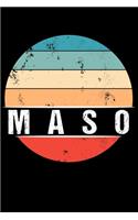 Maso: 100 Pages 6 'x 9' -Dot Graph Paper Journal Manuscript - Planner - Scratchbook - Diary