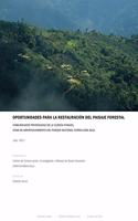 Oportunidades para la Restauración del Paisaje Forestal