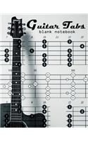 Guitar Tabs Blank Notebook: Sheet Music Templates with 6-String Guitar Tablature for Songwriters, Musicians, and Theory Students with 100 Large Sheets 8.5 X 11 Inches
