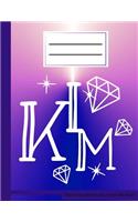 Kim Diamonds Notizheft Liniert 60 Blatt