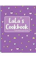 Lala's Cookbook Purple Blank Lined Journal