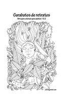 Garabatos de retratos libro para colorear para adultos 1 & 2: (Garabatos de Retratos)