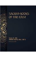 Vinaya Texts: (Sacred Books of the East)