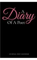 A Diary of a Poet: Blank Lined Journal with Calendar for Poetry Lover