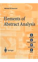 Elements of Abstract Analysis