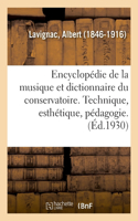 Encyclopédie de la Musique Et Dictionnaire Du Conservatoire. 2,5: Deuxième Partie, Technique, Esthétique, Pédagogie. [5], Esthétique