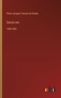Quinze ans