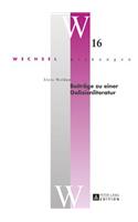 Beitraege zu einer Galizienliteratur