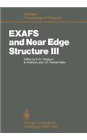 Exafs and Near Edge Structure III