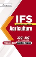 Kiran IFS Agriculture 2001 to 2021 up to date Previous Years Question Papers (English Medium) Book Code : KQB 044