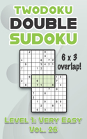 Twodoku Double Sudoku 6 x 3 Overlap Level 1