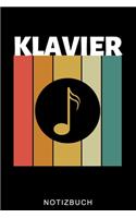Klavier Notizbuch