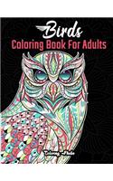 Birds Coloring Book For Adults