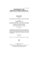 Reauthorization of the McKinney-Vento Homeless Assistance Act