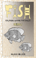 Coloring Books for Adults Relieves Anxiety - Animals - Fish