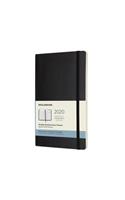 2020 12 MONTH LARGE MONTHLY DIARY BLACK