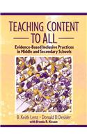Teaching Content to All