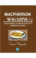 Macpherson Magazine Chef's - Receta Peras al vino blanco con almíbar de azafrán