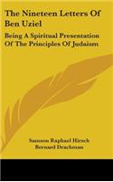 The Nineteen Letters Of Ben Uziel