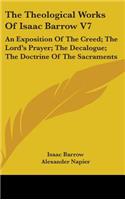 Theological Works Of Isaac Barrow V7