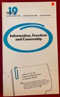 Information, Freedom and Censorship