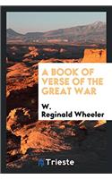 Book of Verse of the Great War
