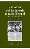 Reading and politics in early modern England