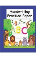 Handwriting Practice Paper: Tracing Practice Book for Preschoolers