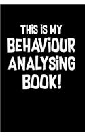 Behaviour Analysis Book