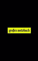 großes Notizbuch