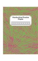 Handwriting Practice Paper: Pre-k And Kindergarten Early Stage Of Handwriting Practice Doted Line Workbook Composition Notebook For Kids