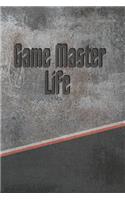 Game Master Life: Personalized Journal, Notebook Lined Pages 120 Pages 6x9