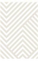 Abstract Striped Geometric Notebook