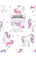 Blank Sheet Music Notebook