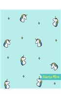 Unicorn Mom: Blank Draw and Write Journal, NotePad, Sketch Book, Diary and Illustration Notebook - Perfect Gift for Mother's Day, Birthday, Christmas for Moms, M