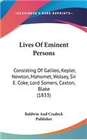 Lives Of Eminent Persons