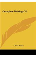 Complete Writings V1